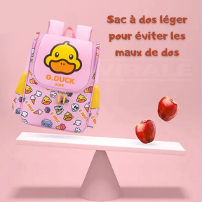 Sac à dos Enfant Canard Jaune - Motif Amusant et Créatif