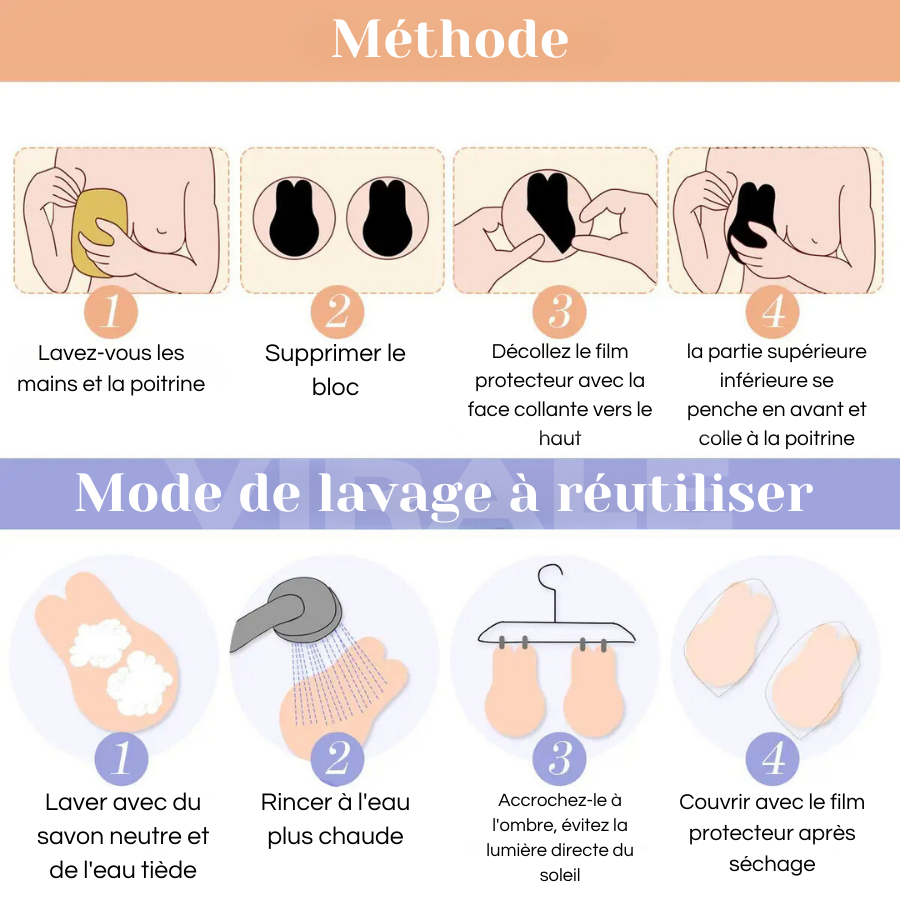 Soutien-Gorge de Maintien et de Volume Invisible | Effet Silicone, Vous Plus Confiant(e) et Éblouissant(e)!