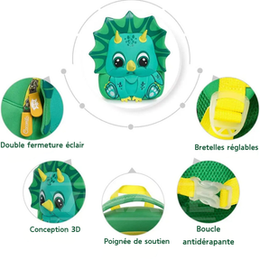 Sac à Dos Enfant Dinosaure 3D - Emmenez Votre Ami Dinosaure à l'École