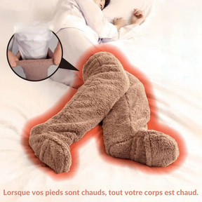 Chaussettes Douillettes Doublées en Polaire - Couvre la Jambe