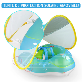 Bouée Enfant Mer et Piscine avec Protection Solaire SUMMER TIME - Divertissement avec Sécurité Garantie