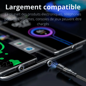 Chargeur iPhone/Android, ultra rapide avec technologie MagSafe | Chargez complètement votre téléphone portable en quelques minutes