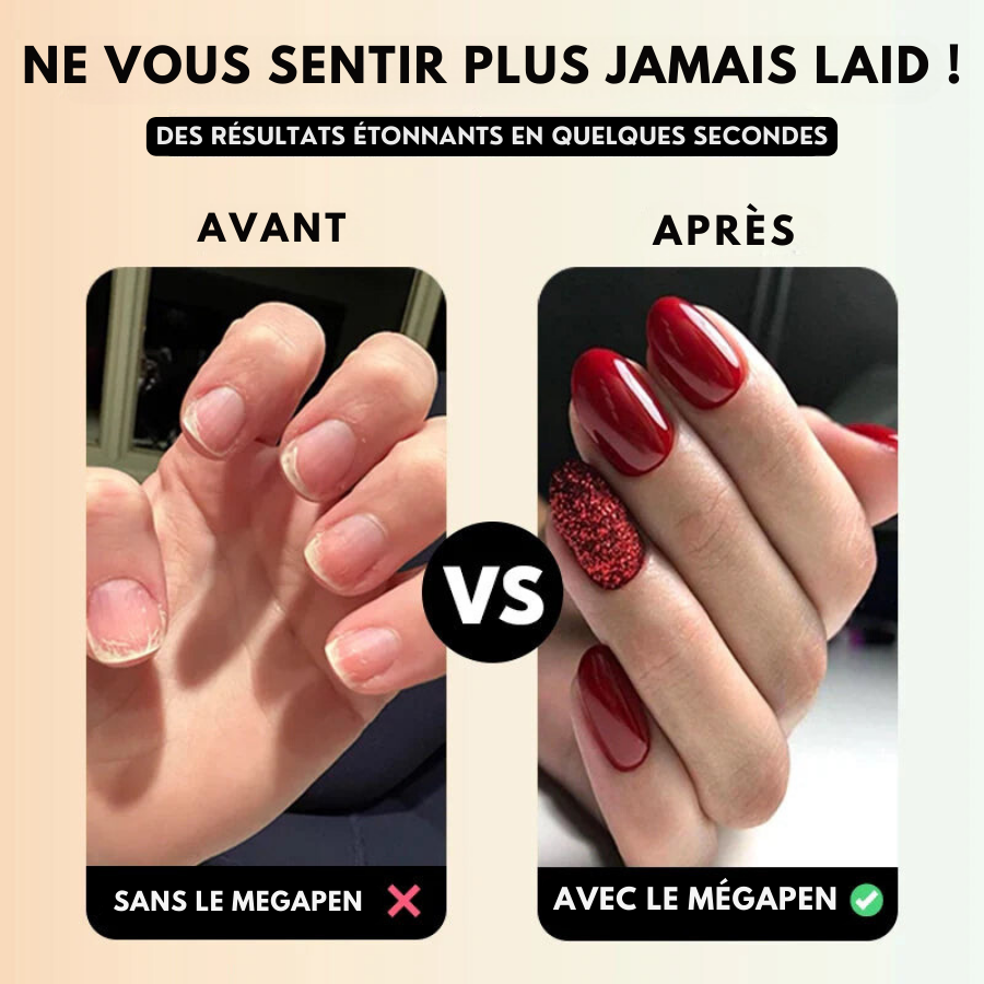 Lime à Ongles Électrique Professionnelle 5 en 1 Sans Fil Megapen