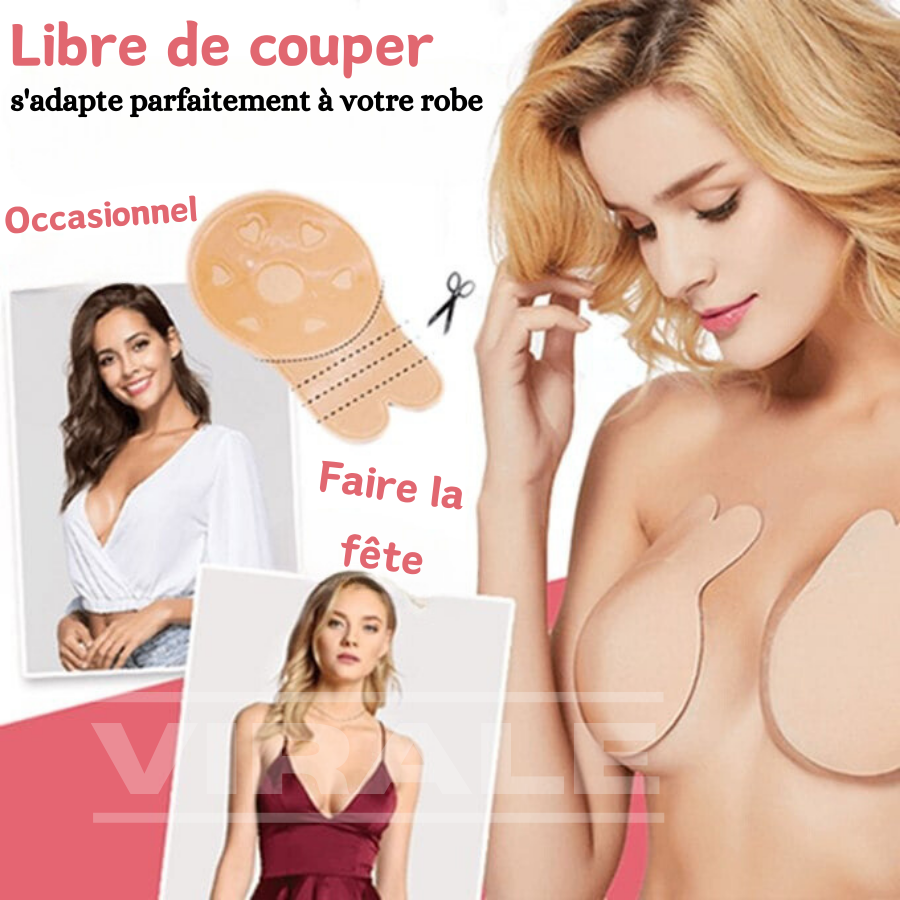 Soutien-Gorge de Maintien et de Volume Invisible | Effet Silicone, Vous Plus Confiant(e) et Éblouissant(e)!