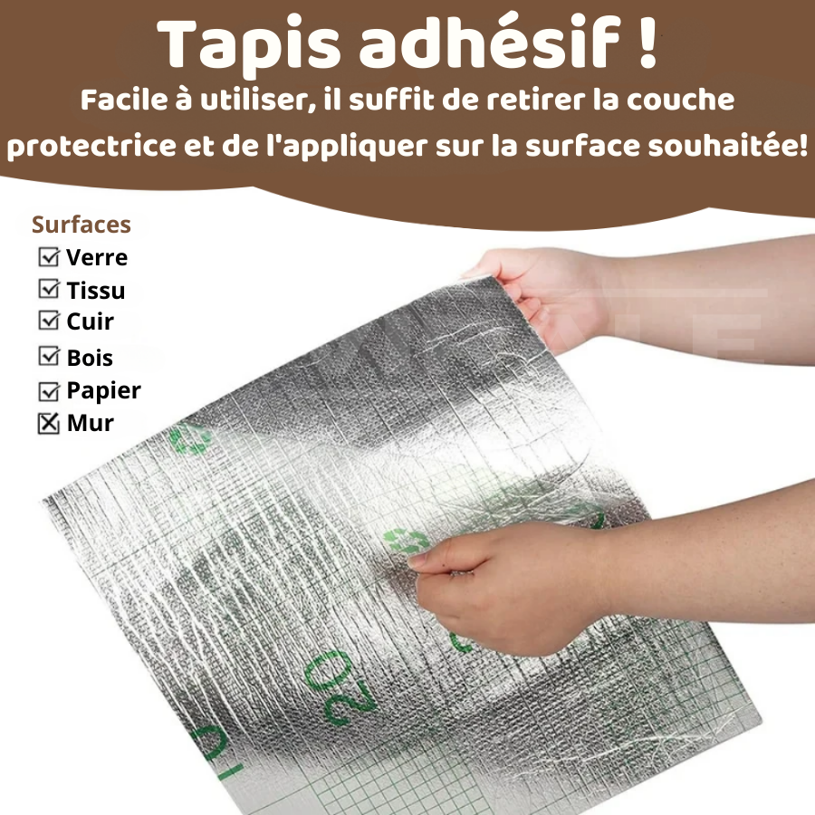 ACHETEZ 2 OBTENEZ 4 - Griffoir pour Chats en Tapis Adhésif Catz | Protecteur de Meubles et de Canapés - Protégez ou Renouvelez Votre Canapé en Quelques Secondes