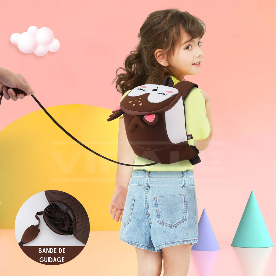 Sac à Dos Enfant Animaux 3D - Style et Amusement pour la Rentrée des Classes