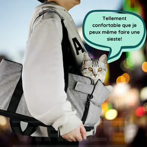 Siège de Sécurité pour Chats et Petits Chiens SafePaws Original | Votre Animal de Compagnie Plus Confortable et Tranquille avec Beaucoup de Sécurité [Dernières Unitès à -50%]