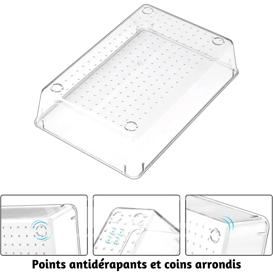 Kit d'Organisateurs en Acrylique Premium - Organisez Vos Tiroirs, Votre Maquillage et Bien Plus Encore avec Style et Praticité