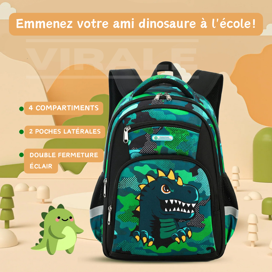 Sac à Dos Enfant Ami Dino - Retour à l'École avec Grand Style