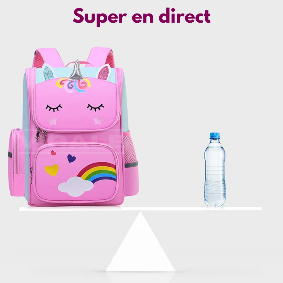 Sac à dos enfant licorne - Brillez comme un arc-en-ciel