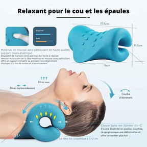 DocteurSommeil™️ - Coussin Ergonomique pour Douleurs au Cou et aux Épaules