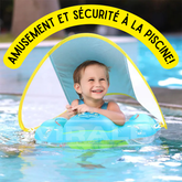 Bouée Enfant Mer et Piscine avec Protection Solaire SUMMER TIME - Divertissement avec Sécurité Garantie