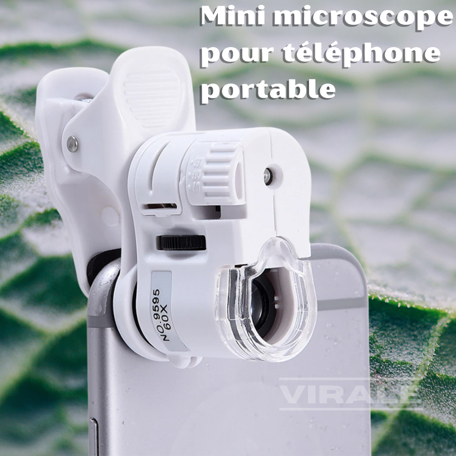 Mini Microscope Monde Science | Votre Enfant Découvre le Monde Avec Beaucoup de Plaisir [compatible avec tous les appareils mobiles]