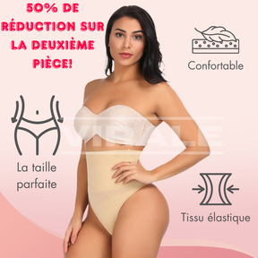 Gaine Minceur Femme SlimFit - Sculpte la Taille, Cache le Ventre et Rehausse les Fesses Sans Rouler et Sans Inconfort