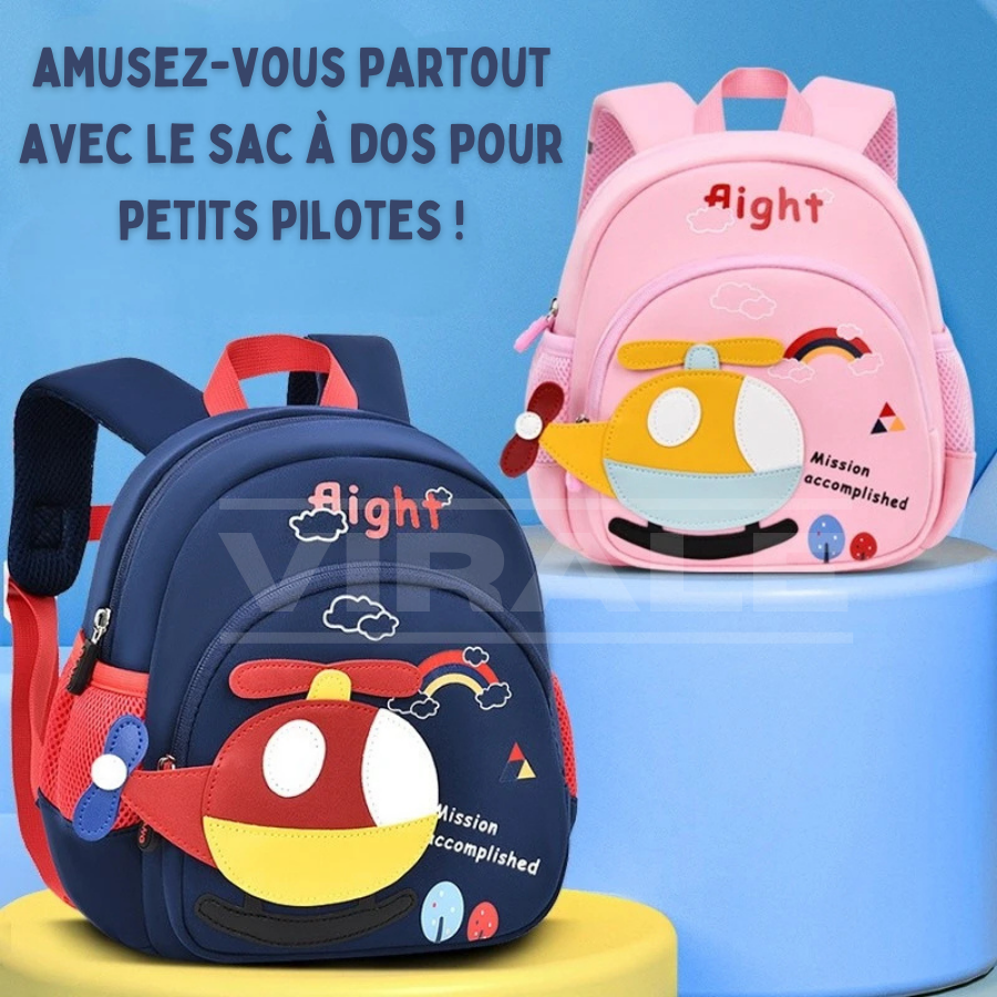 Sac à Dos Enfant Petit Pilote - Confortable Comme un Nuage