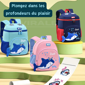 Sac à Dos Enfant Bébé Requin - Plongez dans les Études