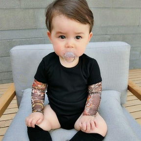 T-shirt / Body avec Faux Tatouage pour Enfants et Bébés - TATOUAGE BÉBÉ Amusant et Confortable