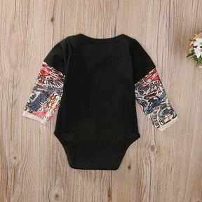 T-shirt / Body avec Faux Tatouage pour Enfants et Bébés - TATOUAGE BÉBÉ Amusant et Confortable