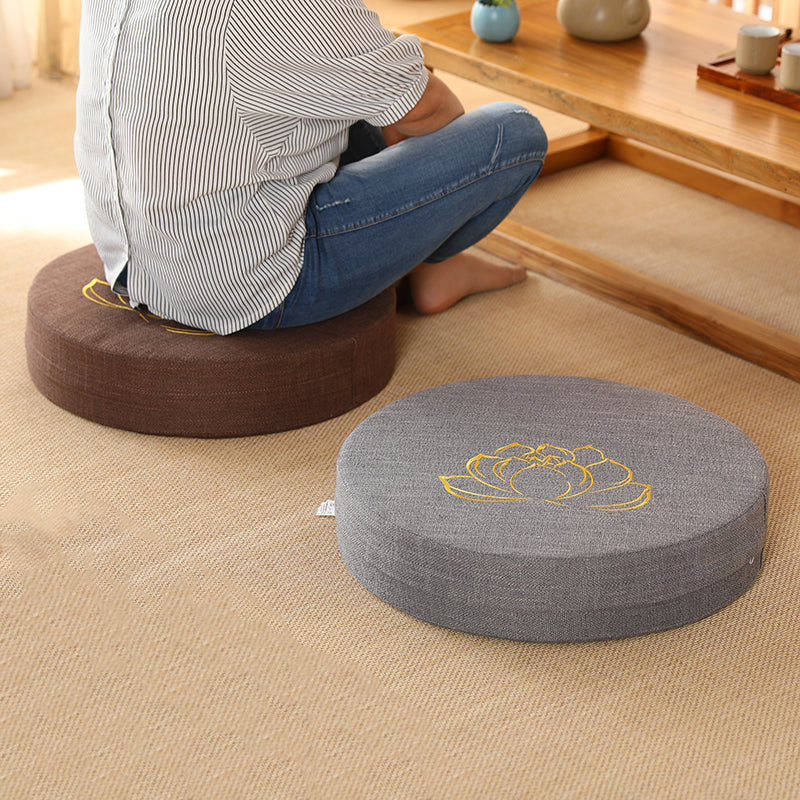 Coussin de Méditation - Coussin de Yoga Rond