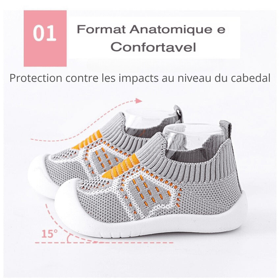 Chaussons Respirants pour Enfants en Maille SUMMER SPORT - Confortables, Respirants, Antidérapants 0-4 Ans