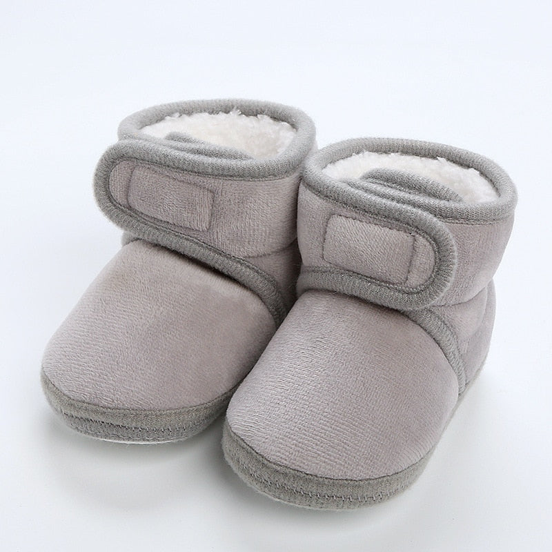 Chausson de Bébé Bottine Esquimau POMPOM - Doux, Confortable et Chaud