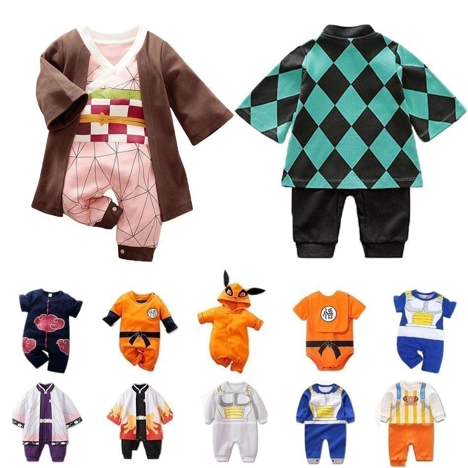 Vêtements de Bébé Anime - Naruto, Dragon Ball, One Piece et Demon Slayer [LES PLUS VENDUS]