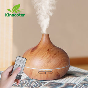 Diffuseur d'Huiles Essentielles - Humidificateur Ultrasonique Diffuseur Aromathérapie Maison