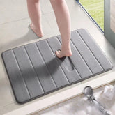 Tapis de Bain Super Absorbant et Moelleux - Tapis Salle de Bain Confort - Tapis Sortie de Bain/Douche