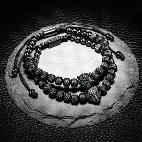 Kit 3 Bracelets LUXURY PANTHER - Acier Inoxydable Plaqué Or et Argent Sertis de Cristaux de Zirconium [Dernières pièces en promotion !]