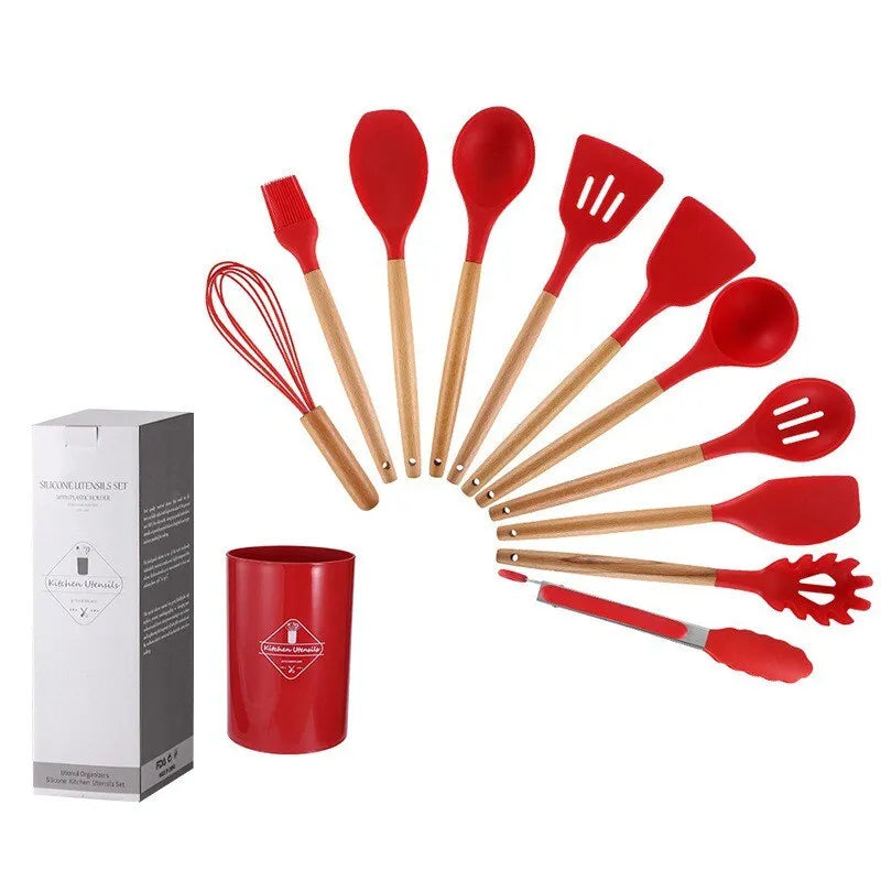 Ensembles Ustensiles de Cuisine - Kits d'Accessoires de Cuisine Qualité Supérieure 12 pièces