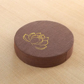 Coussin de Méditation - Coussin de Yoga Rond