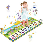 Tapis Piano Musical Enfants - Tapis de Jeu Éducatif Instruments - Tapis de Danse