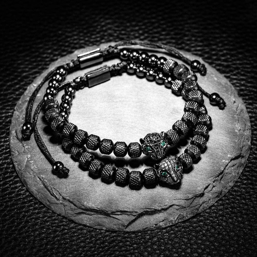 Bracelets LUXURY PANTHER; Kit de bracelets en acier inoxydable; Bracelets plaqués or et argent; Cristaux de zirconium sertis; Bijoux de luxe en promotion; Ensemble de bracelets élégants; Bracelets tendance pour femmes; Accessoires en acier inoxydable; Bijoux scintillants en zirconium; Offre spéciale sur les bracelets; Bracelet design contemporain; Ensemble de bijoux de luxe; Bijoux avec pierres précieuses; Cadeaux de luxe pour elle;