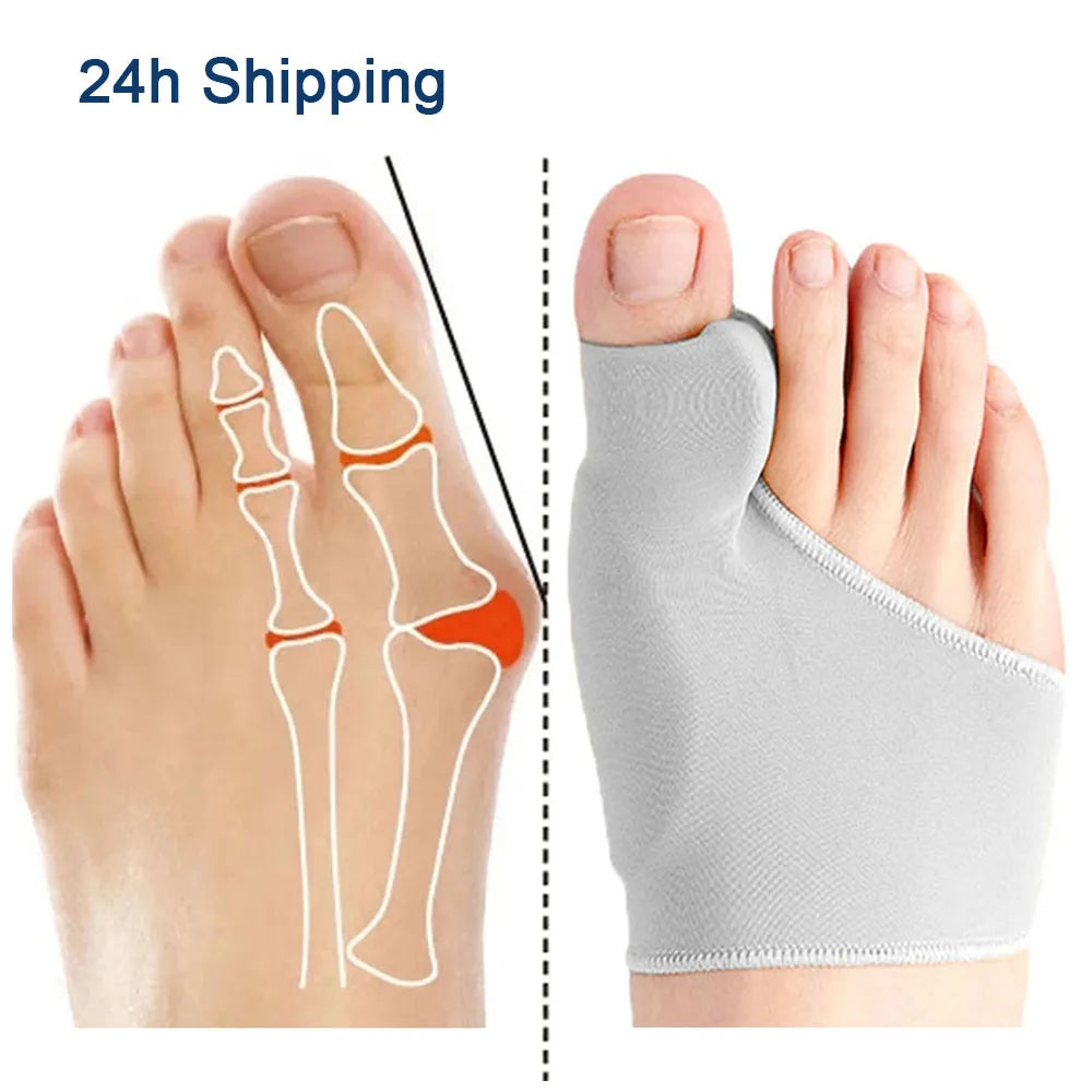 Orthèses Hallux Valgus - Correcteur Hallux Valgus - Redresseur Orteil - Pack de 2