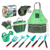 Ensemble Outils de Jardinage pour Enfants - Kit de Jardinage Outils à Mains 11 Pièces Jouet