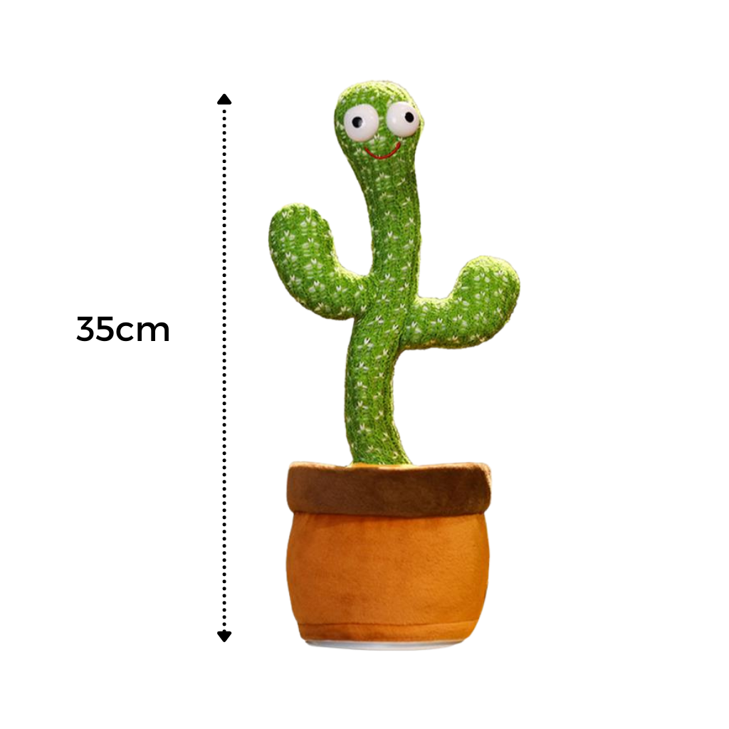 Jouet cactus qui danse et répète ce que vous dites