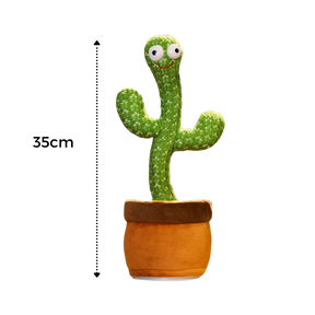 Jouet cactus qui danse et répète ce que vous dites