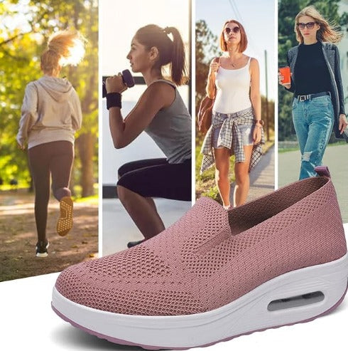 Baskets Orthopédiques ORTHOPRO - Fabriquées en Tissu Mesh Super Doux et Amorti AIRConfort | Enfilez Vos Baskets Comme Une Chaussette + CADEAU