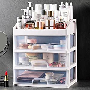 Boîte de Rangement Maquillage - Organisateur de Maquillage et Cosmétiques