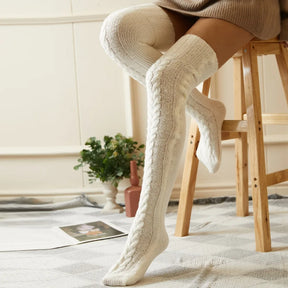 Chaussettes Super Longues et Chaudes - Fini les Jambes Froides