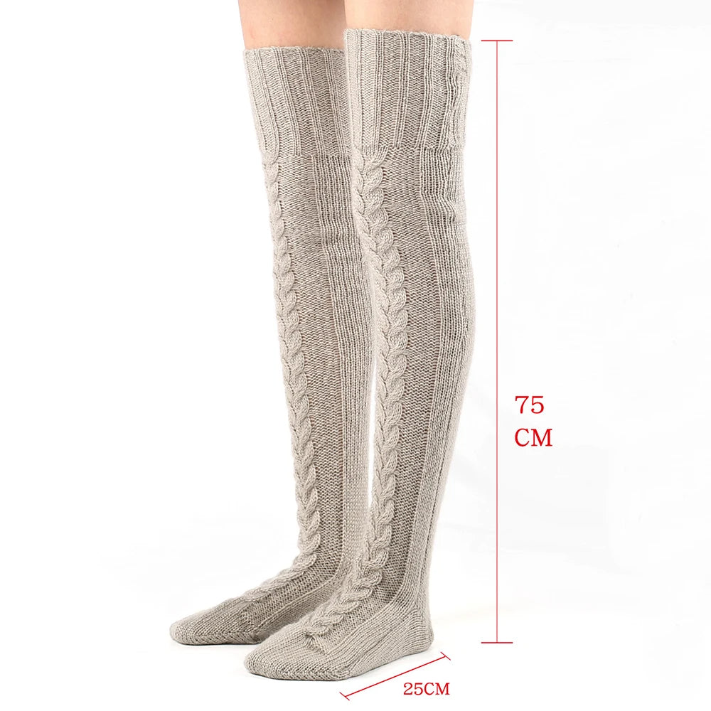 Chaussettes Super Longues et Chaudes - Fini les Jambes Froides