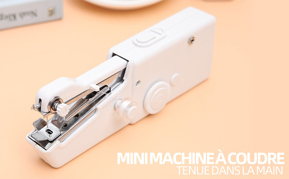 Mini Machine à Coudre à Mains- Pratique et Portable Sans Fil - Permet de Coudre Facilement et Rapidement