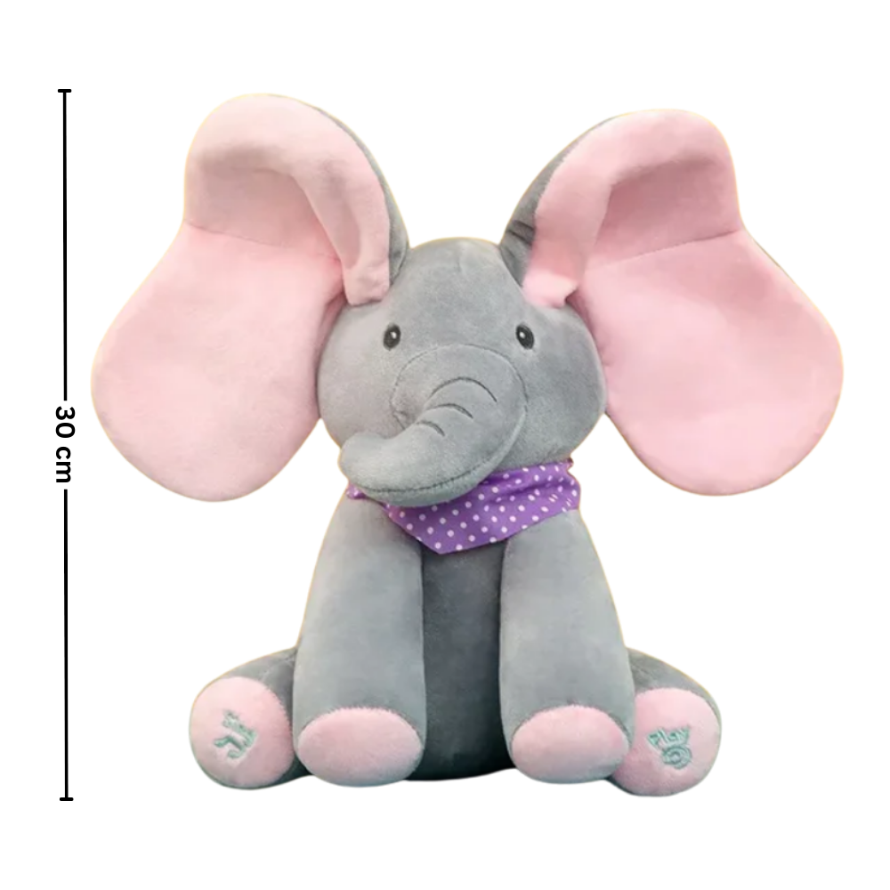 Peluche Éléphant interactif Peek a Boo