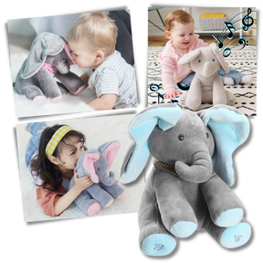 Peluche Éléphant interactif Peek a Boo