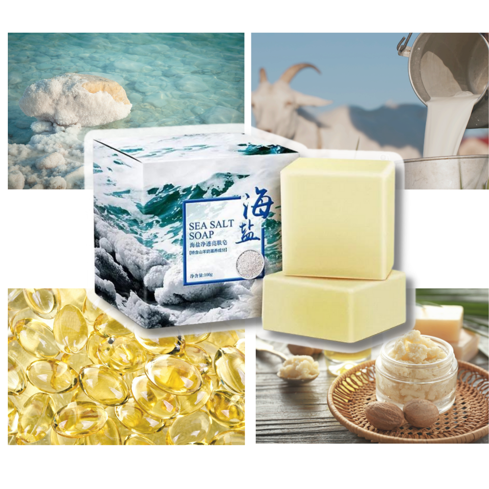 Savon anti acnéique au sel de mer naturel