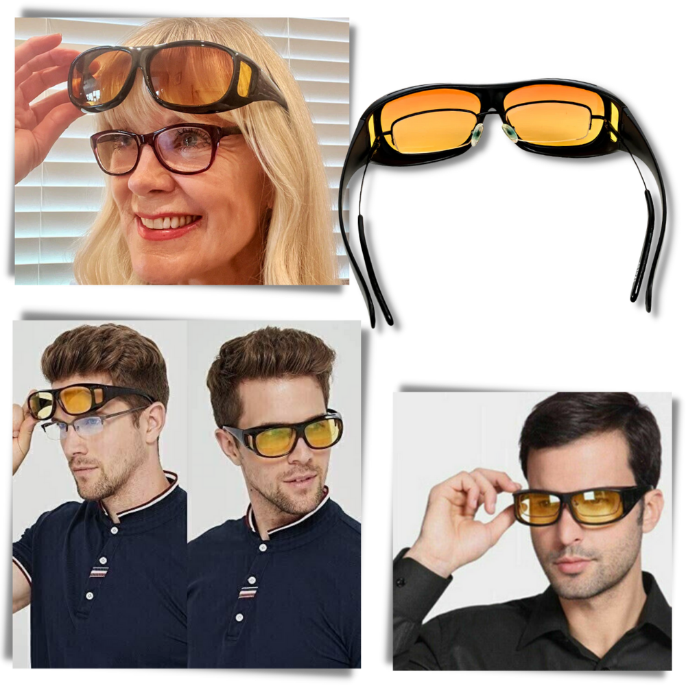 Lunettes de clarté pour la conduite de nuit