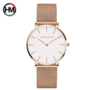 Montre à Quartz Étanche Femme - Élégance et Style Minimaliste - Marque Supérieure